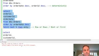 SQL Development Filtering and Sorting