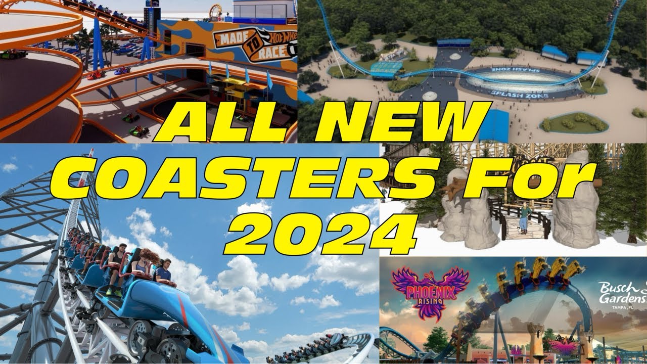 ALL THE NEW ROLLER COASTERS FOR 2024 - YouTube