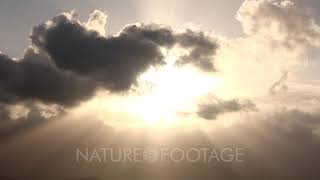 Sun Beams Through Clouds Timelapse
