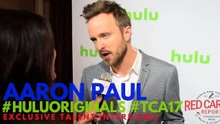 Aaron Paul interviewed at Hulu Original Series Winter TCA Talent Event #TCA17