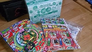 前篇　妖怪メダルラムネ　零　とコロコロコミック９月号買って付いてきたスイカニャン　紹介でアリマス！