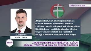 Jakab Péter: Piszok nehéz volt leülni azokkal tárgyalni, akik ellen létrejöttünk