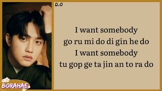 D.O EXO Somebody Easy Lyrics