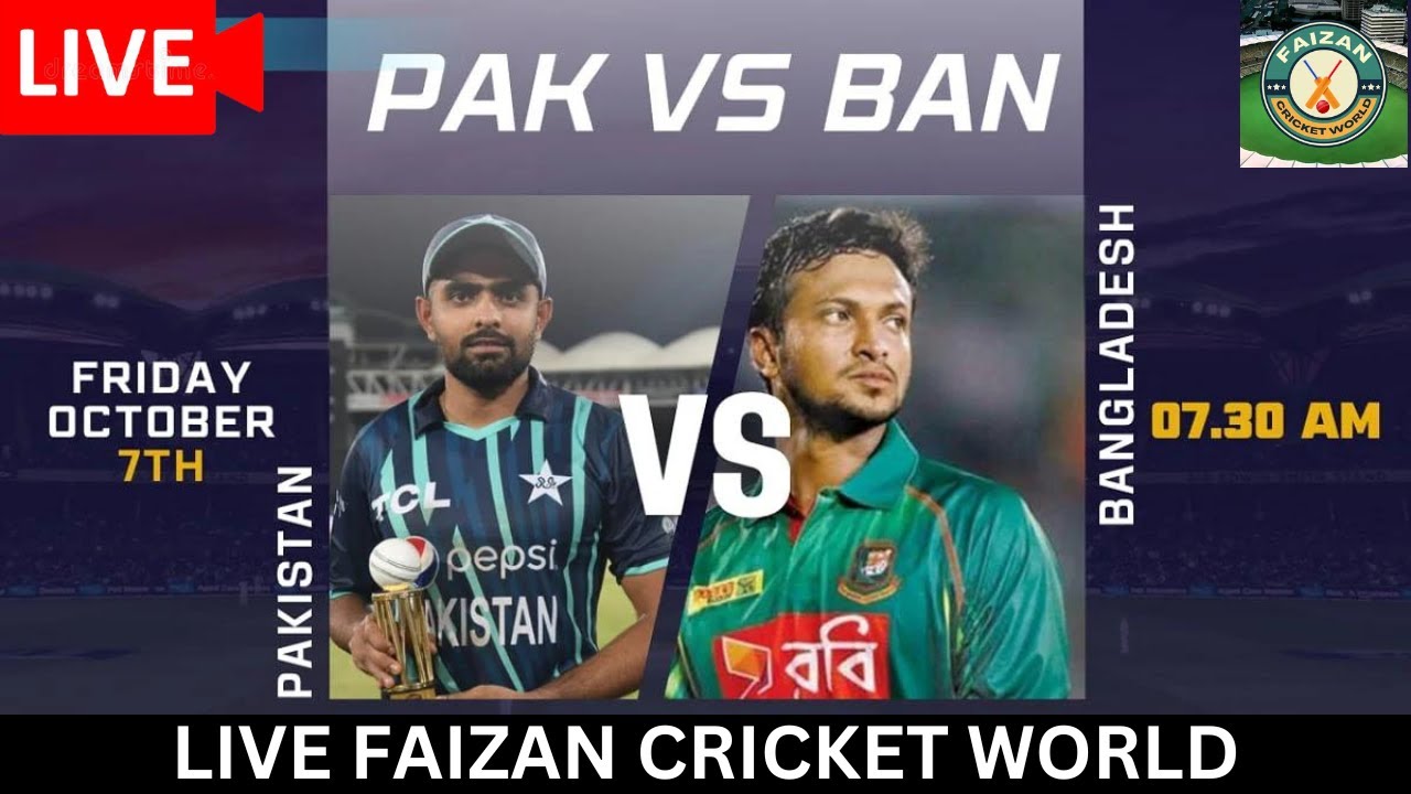 🔴LIVE :Bangladesh Vs Pakistan | PAK Vs BAN | TRI SERIES | 1st Match ...