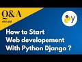 How to start web development using python django#django #tips #tipsandtricks #python #coding #learn