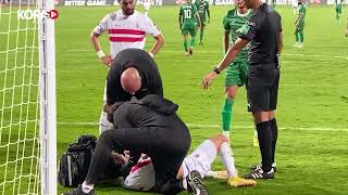كواليس هدف الزمالك الثاني في المصري وإصابة عمرو السيسي وعلاجه في أرضية الملعب