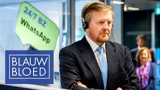 Koning brengt corona-werkbezoek| Blauw Bloed