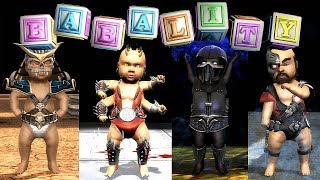 Mortal Kombat - ALL BABALITIES @ 4K 60ᶠᵖˢ ✔