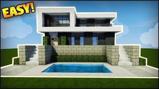 Minecraft: How to Build a Modern House - Easy Tutorial (How to Build a  Simple House in Minecraft)