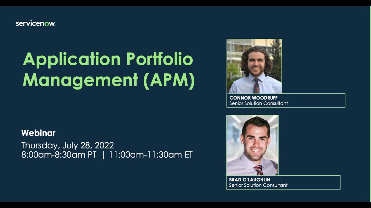 Application Portfolio Management Apm Youtube