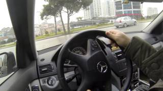 Mercedes c180 drift try.MP4