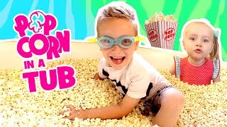 KidCity’s Popcorn in a Bath Tub Challenge!