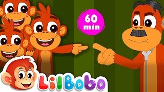 Five Little Monkeys Jumping On The Bed Children Nursery Rhyme