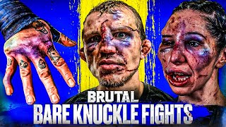 The Most Brutal Bare Knuckle Fights & Knockouts Of All Time