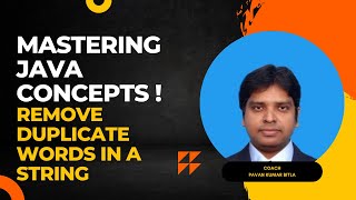 How to Remove Duplicate Words in a String - Easy Java Tutorial