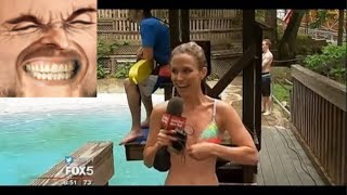 Forsen reacts to News Anchor Greg Kelly Shamelessly Ogles Bikini-clad Fellow Reporter On Air