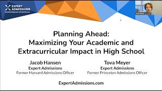 Planning Ahead: Maximizing Academic and Extracurricular Impact