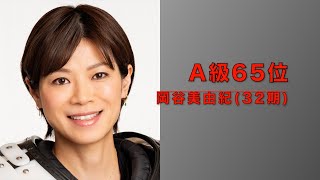 2025年度前期適用ランク(女子)　母は強し!　岡谷美由紀(浜松32期)と吉川麻季(飯塚33期)が出産復帰後初のA級昇格!