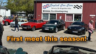 First British Car Meet of the Season - Let's get the Rover 3500 ready!