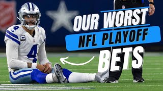 Our WORST NFL Playoff Bets | NFL Picks Report Card and NFL Best Bets | LINEUPS