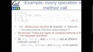 coursera - SaaS - 3.2, 3.3 - Ruby Objects and Methods