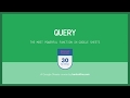 Google Sheets Query Function - Part I