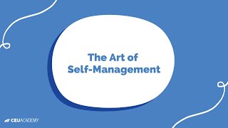 The Art of Self-Management - Dr. Jim Collins