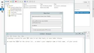 Windows Server 2012 - DNS record creation