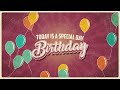 Vintage Happy Birthday Intro Wishes 2021 AFTER EFFECTS TEMPLATE New Intro Opener VideoHive Envato