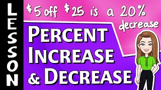 Percent Increase & Decrease | 7th Grade Math