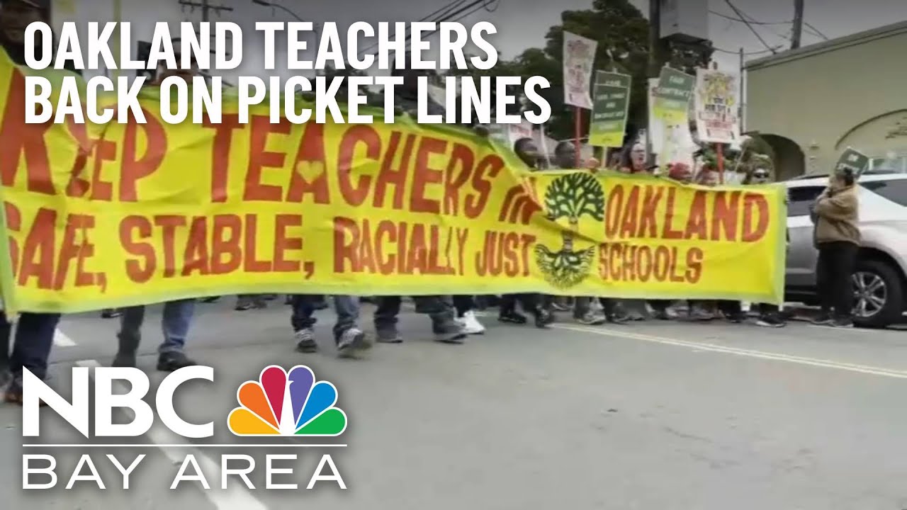 Oakland Teachers Strike Continues For Third Day - YouTube