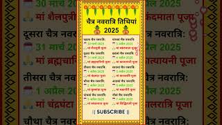 Navratri kab hai | चैत्र नवरात्रि 2025 कब है | chaitra Navratri 2025 date #navratri #navratrispecial