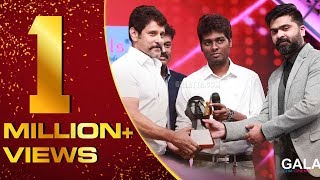 Chiyaan Vikram winning GOLDEN MAN OF TAMIL CINEMA | Galatta Nakshatra Awards