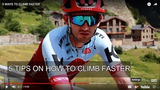 HOW TO CLIMB FASTER