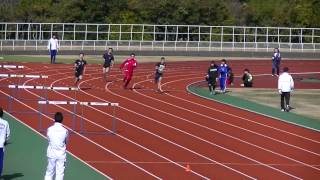 近江高校　男子陸上競技部　中神・辻中・岩﨑２００ｍ　2015.2.21