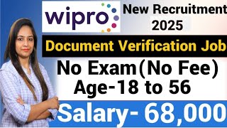 WIPRO Recruitment 2025 out|Wipro Work From Home Job|Wipro New Vacancy 2025|Govt Jobs in Feb 2025