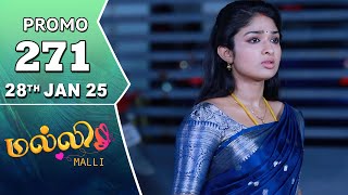 Malli Serial | Episode 271 Promo | 28th Jan 25 | Nikitha | Vijay | Saregama TV Shows Tamil