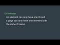 CSS Foundations : Class and ID Selectors