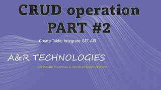 2# CRUD Operation create table and Integrate Get API #reactjstutorial