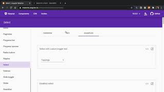 Reference the Angular Material Select's Option panel