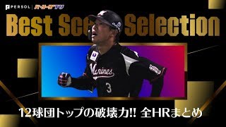 12球団トップの破壊力!! マリーンズの全HRまとめ 《Best Scene Selection》