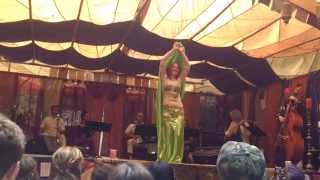 Razia Star with the Bedouin Spice Orchestra, Oregon Country Fair 2015