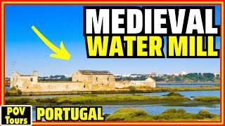 Medieval Tide Mills in Seixal, Portugal! 😃Walking Along the Tagus River [4K]