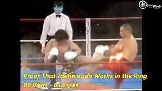 Amazing Proof that Taekwondo Works in Kickboxing
