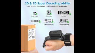 Revolutionize Your Workflow with the Alacrity 2D Wireless Wearable Glove Barcode Scanner..