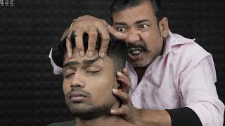 Asim The Demon King Hair Crack Head Massage For Your Relaxation | Demon King Massage