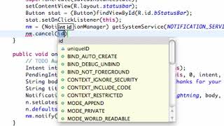 Android Application Development Tutorial 191 Notification Manager Methods
