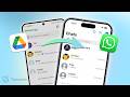 How to Restore WhatsApp Backup from Google Drive to iPhone 2026 | Free, With/Without Android phone