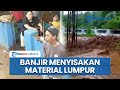 Banjir Mulai Surut, Warga Banjaran, Kabupaten Bandung Bersihkan Lumpur yang Tertinggal