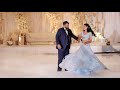 Bride and Groom's BEAUTIFUL First Dance at their Indian Wedding - 4K